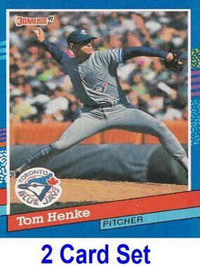 Tom Henke Baseball Card Collection
